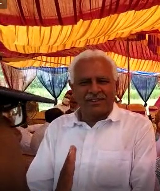 Ch. Muhammad Hanif at the ceremony