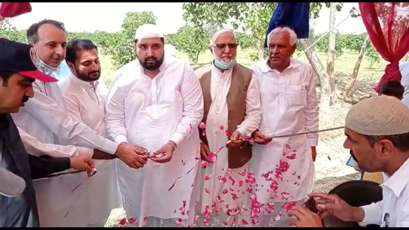 Foundation stone laying